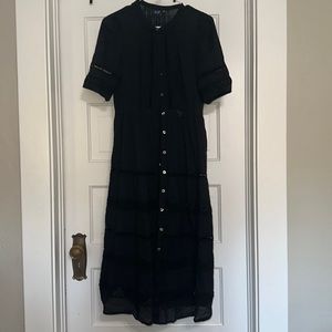 GAP Crocheted Shirtdress